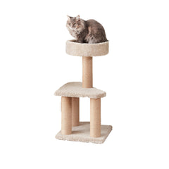 Amazon Basics Arbol Gato Multinivel con cuerda de yute para rascar y juego