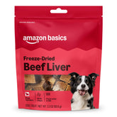 Amazon Basics bolsa hígado de res liofilizado, premio proteico para perros
