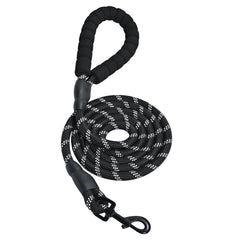 Amazon Basics correa para perro redonda de 6 pies, ideal para paseos diarios y entrenamiento.