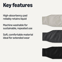 Amazon Basics: pañales lavables con absorbencia alta para noches tranquilas.