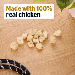 Textura crujiente de pollo deshidratado, sabor natural de Amazon Basics
