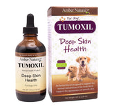 Amber NaturalZ Tumoxil, bote de vidrio facilita la administración y cuida la piel del perro