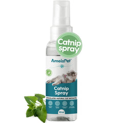AmeizPet atomizador de hierba gatera en botella de 50 ml para estimular juego.