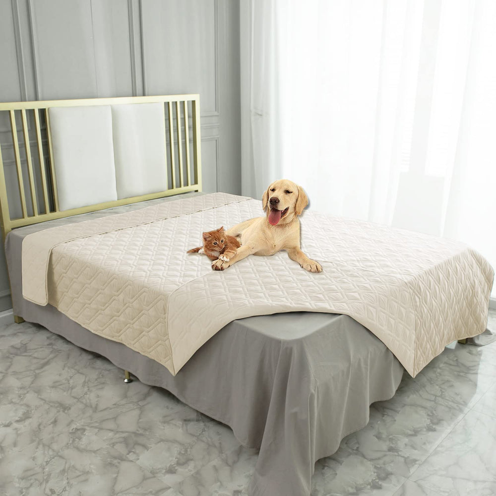 Ameritex cobertor impermeable reversible, protege muebles ante manchas y derrames