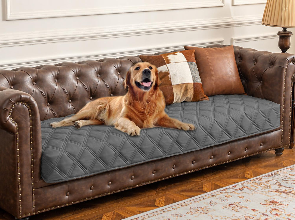 Ameritex cubre impermeable para sofa protege muebles ante derrames y manchas