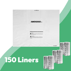 AMOGOGOPET bolsas resistentes a fugas para un cambio limpio y sin derrames.