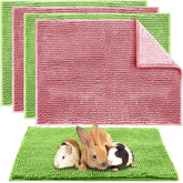 Almohadillas Amylove para jaula de conejillo de Indias; suaves, absorbentes y limpias.