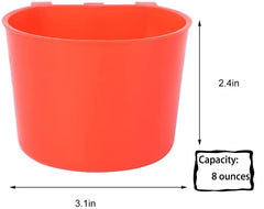 AMZSYLV taza para jaula con ganchos, montaje rápido y seguro