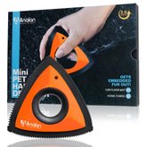 AnalAn Mini ramasseur de poils, design triangle, nettoie rapidement les surfaces.