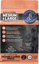 Annamaet Original Encore, bolsa de 12 lb, nutrición premium para perros activos.