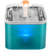 Fuente AONBOY para gatos en acero inoxidable, enfoque superior para higiene y comodidad al beber.