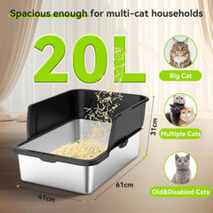 APD APETDOLA bandeja XXL de 41x31x61 cm ideal para gatos grandes