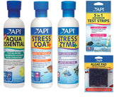 API pecera esenciales paquete 8oz: imagen frontal, ayuda a un control de agua estable.