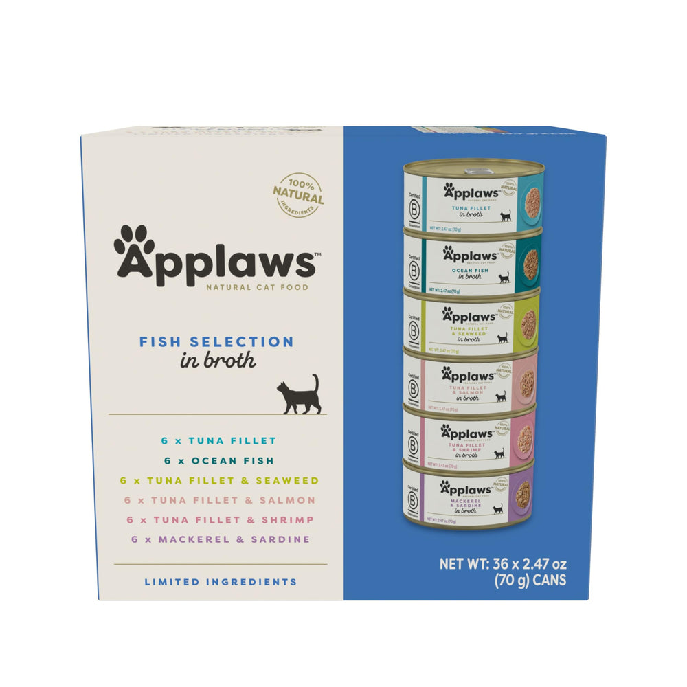 Applaws comida húmeda para gatos con atún en caldo, alta proteína y sabor natural