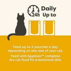 Applaws Gato Senior mousse cremosa: experiencia suave para el paladar del gato.