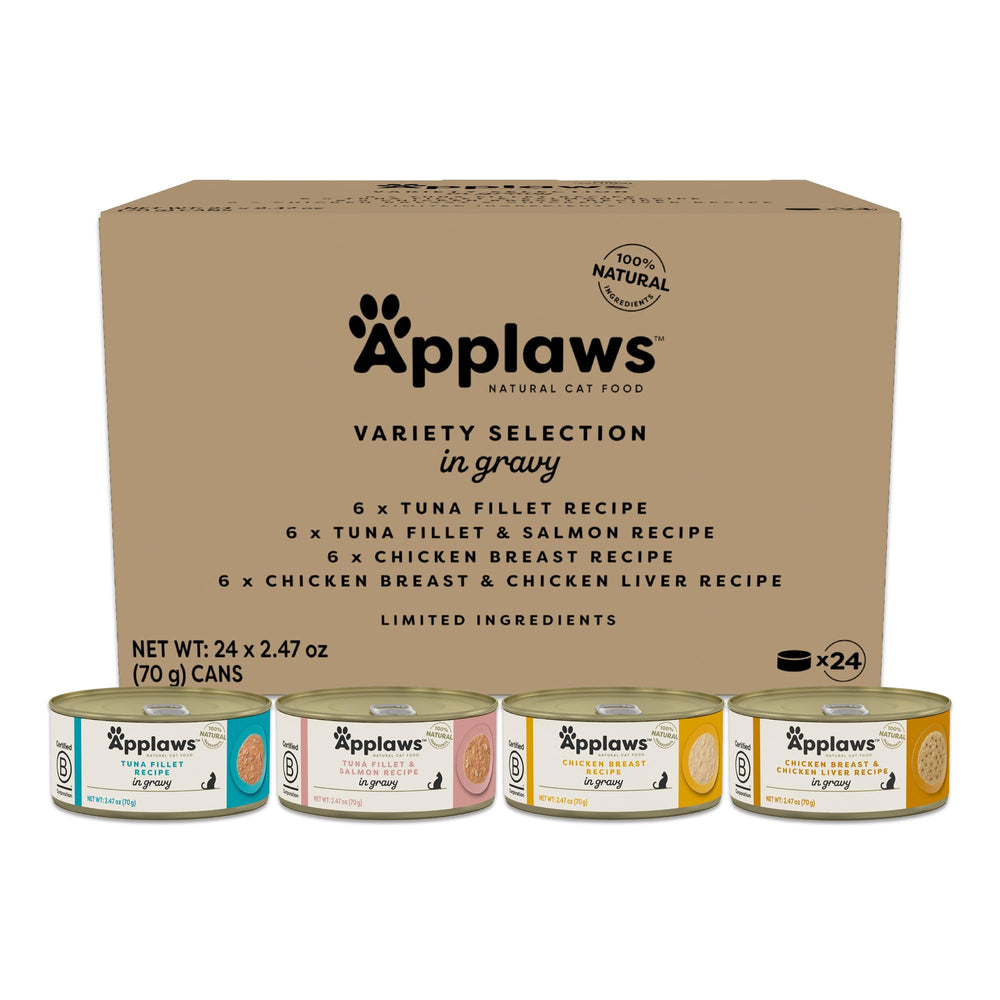 Applaws lata atún-filete, proteína real para gatos activos