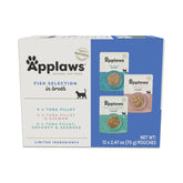 Applaws Mousse para gatos, filete de atún, sabroso complemento proteico para premiar