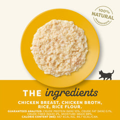 Applaws pechuga de pollo en caldo: proteína real para gatitos felices.