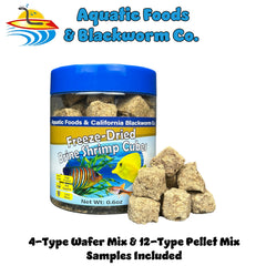 Aquatic Foods Inc cubos de artemia flotantes para cíclidos y discus, nutrición estable.
