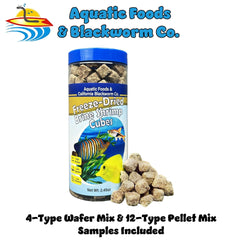 Aquatic Foods Inc. cubos de camarón liofilizados para acuario tropical