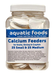 Discos calcio Aquatic Foods Inc. para gambas, mejoran color y nutrición