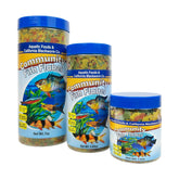 Aquatic Foods Inc. copos para pez ángel, coloración y nutrición equilibrada.