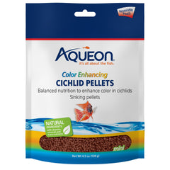 Aqueon Cichlid Color Realza Gránulos de 1.5 mm que intensifican colores