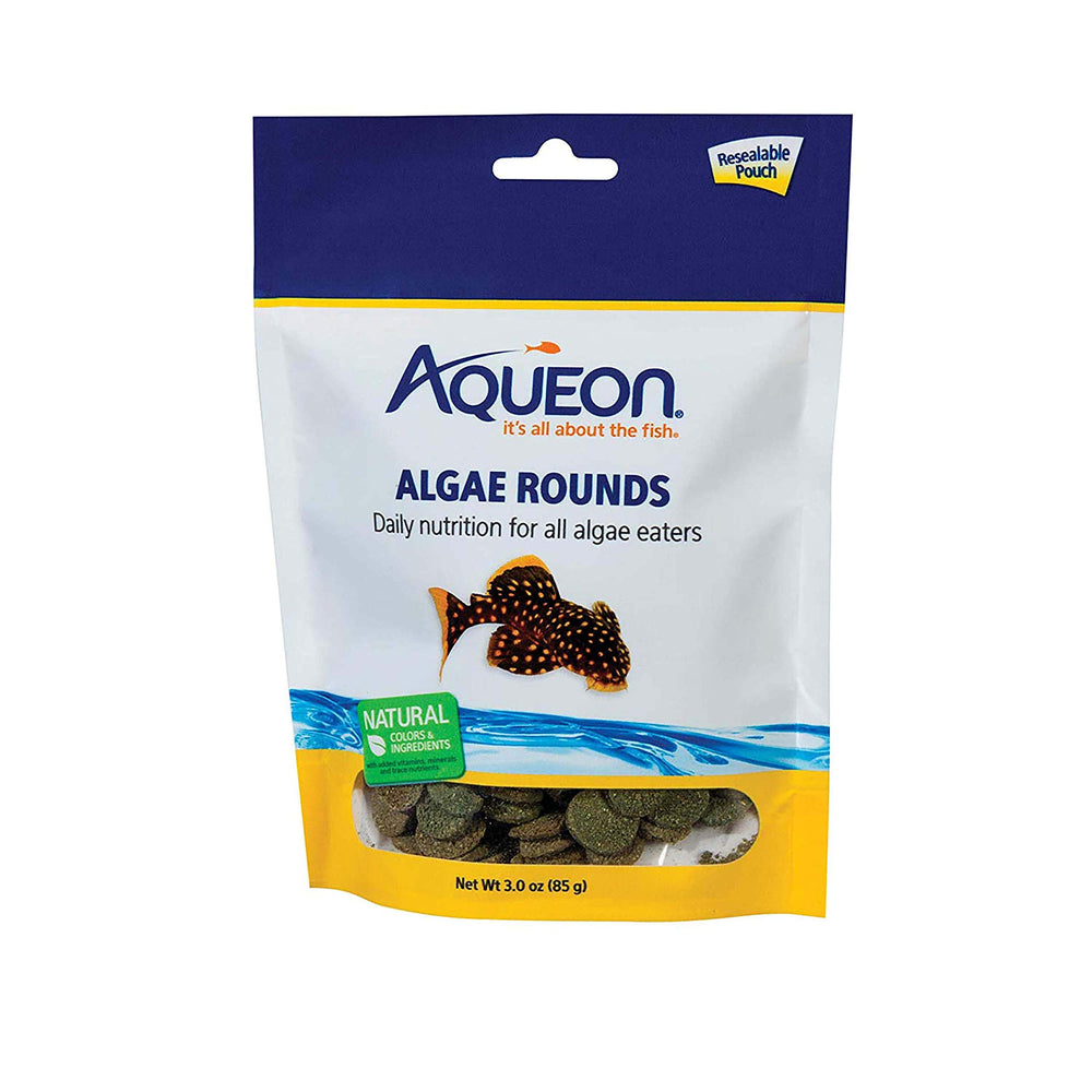 Rondas de algas Aqueon, bolas de tres onzas para alimentación de fondo