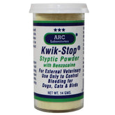 ARC INTERNATIONAL Kwik-Stop polvo hemostático para perros y gatos deteniendo sangrado en uñas
