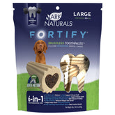 ARK NATURALS Fortify masticables dentales para perros grandes promueven limpieza y aliento