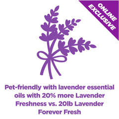 Arm & Hammer Forever Fresh Lavanda: control de olor en la caja de arena.
