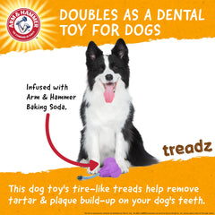 Arm & Hammer Elephant Treadz, cola de cuerda, ideal para tirar y masticar.