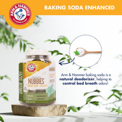 Arm & Hammer Nubbies dentales: recompensa diaria que cuida la higiene bucal.