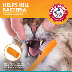 Arm & Hammer para gatos: cepillo de dedo para masajear encías y placa.