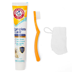 Arm & Hammer pasta dental enzimática para perritos, aliento fresco y limpieza suave.