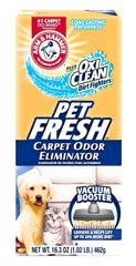 Arm & Hammer Pet Fresh: eliminador de olores para alfombras, aroma fresco duradero.