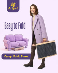 Artpet rampa ideal para uso en sofá y cama para comodidad diaria.