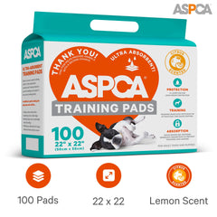 Pañales ASPCA para cachorros, uso interior ideal para entrenamiento diario.