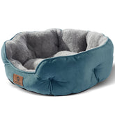 Asvin cama pequeña para perros, interior suave para descanso cómodo