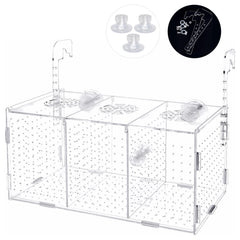 ATPWONZ Caja de cría para peces en acrílico, visión clara de la cría.