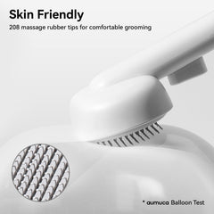 Aciers inox Aumuca renforcés pour une brosse durable et fiable.