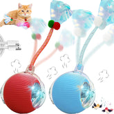 AUPJICX rápido 2.0 juguete interactivo para gatos en interiores que estimula el juego.
