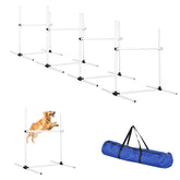 Avoirdus salto para perros, set de entrenamiento estructurado para progreso en agilidad.