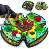 AWOOOF Snuffle Mat 19x19 con doble capa para estimular el forraje.