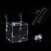AWXZOM caja-crianza-peces-acrilica, observación clara del interior