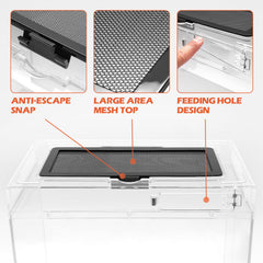 AZV Reptile Starter Kit: higrómetro-termómetro para vigilar temperatura y humedad.