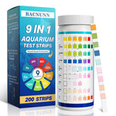 BACNUNN tiras prueba acuario 200ct para lecturas rápidas y precisas.