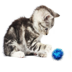 BallHull bolas purpurina para decorar y atraer gatitos curiosos