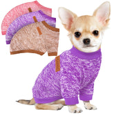 BAOBICUTE suéter para perro pequeño con diseño de trío, cálido para el invierno.