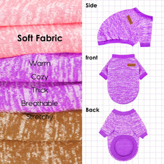 BAOBICUTE suéter para perro pequeño en varios colores, elección ideal para estilo diario.